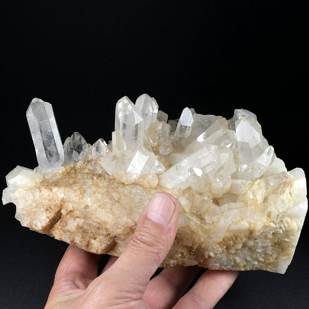 Mineralien online herrliche Bergkristall Stufe aus Brasilien