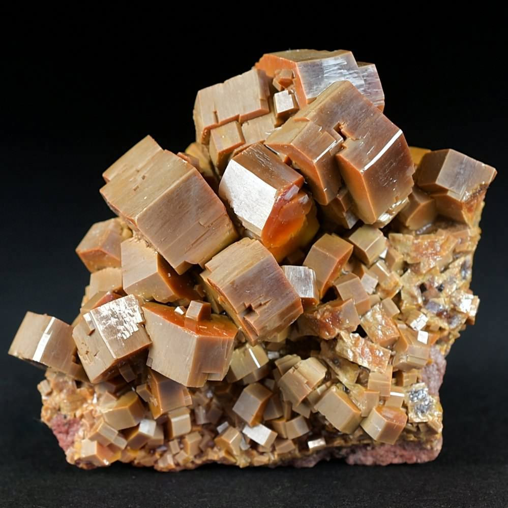 Vanadinit Kristalle aus Mibladen Mineralien aus Marokko