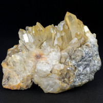 Mineralien alpine Bergkristall Stufe aus Österreich