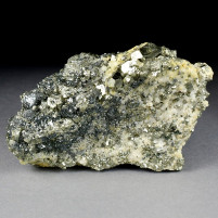 Mineralien Pyritstufe mit Hämatit