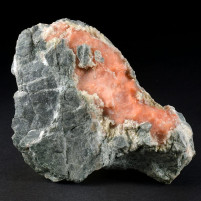 Mineralien schöner lachsfarbener roter Gips Österreich