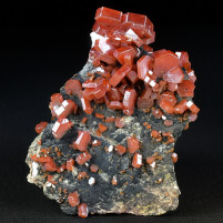 Mineralien Vanadinit Stufe aus Mibladen Marokko