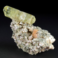 Prächtiger Apatit Kristall aus Imilchil im Atlasgebirge