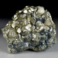 Mineralien Pyrit Kristalle mit Hämatit von Insel Elba
