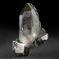 Bergkristall mit Malachit Kristallen 