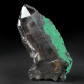 Top Mineralien Malachit auf Bergkristall