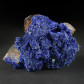 Mineralien Azurit auf Bergkristall Atlas Gebirge