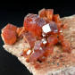 Vanadinit Kristalle aus der Bleilagerstätte Mibladen Marokko