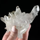 Tolle Bergkristall Stufe mit klaren Kristallen