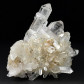 Mineralien schöne Bergkristall Stufe