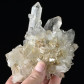 Klare Bergkristall Stufe mit vielen Einzelkristallen