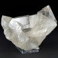 Mineralien Bergkristall Stufe mit wuchtigen Kristallen