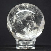 Wunderschöne klare Bergkristall Edelsteinkugel ca. 6 cm Durchmesser