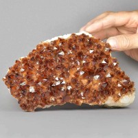 Sehr schöne Citrin (gebrannter Amethyst) Stufe aus Brasilien