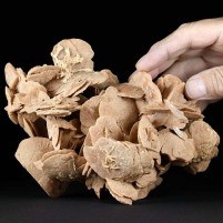 Mineralien Geschenke. Herrliche Sandrose, Gipsrose aus der Sahara Wüste