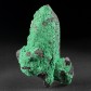 Top Marokko Mineralien Malachit auf Bergkristall