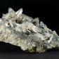 Mineralien aus Österreich Bergkristall mit Adular
