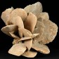 Mineralien aus Marokko Gipskristalle Sandrosen 