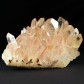Mineralien kaufen. Tolle Bergkristall Stufe mit Limonit