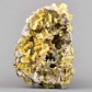 Seltene Wulfenit Mineralienstufe mit gelben Kristallen