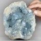 Herrliche intensiv blaue Cölestin Kristallstufe aus Madagaskar