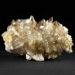 Alpine Bergkristall Stufe mit vielen Spitzen